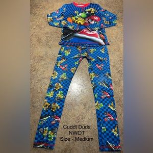 NWOT Boy’s Mario Cuddle Duds PJ set